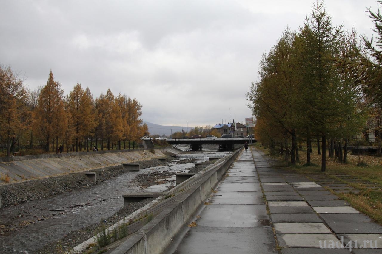 Старый мост через реку Половинка г.Елизово.